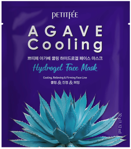 Petitfee~Охлаждающая гидрогелевая маска с экстрактом агавы~Agave Cooling Hydrogel Face Mask