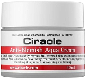 Ciracle~Увлажняющий крем-гель для проблемной кожи с алоэ~Anti Blemish Aqua Cream